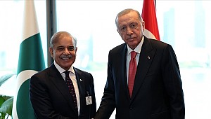 Erdoğan, Pakistan Başbakanı Şerif'i kabul etti