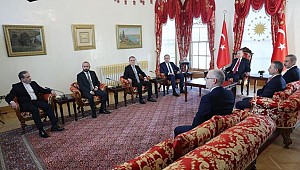 Erdoğan, Azerbaycan, Rusya, İran ve Ermenistan dışişleri bakanlarını kabul etti