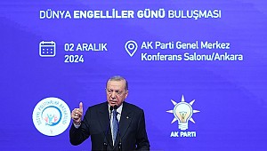 Erdoğan: Engelli vatandaşlarımıza yönelik adaletsizliklerin ortadan kaldırılması asli vazifemiz