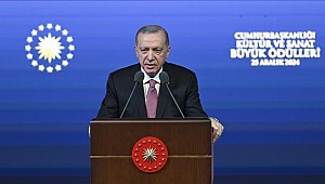 Erdoğan: Sanatını aşkla icra eden, milletin derdiyle dertlenen herkese elimizden gelen desteği sağlıyoruz