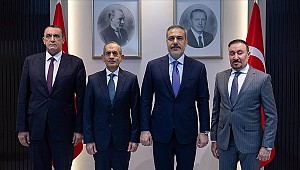 Bakan Fidan, Irak Türkmen Cephesi Başkanı Turan'ı kabul etti